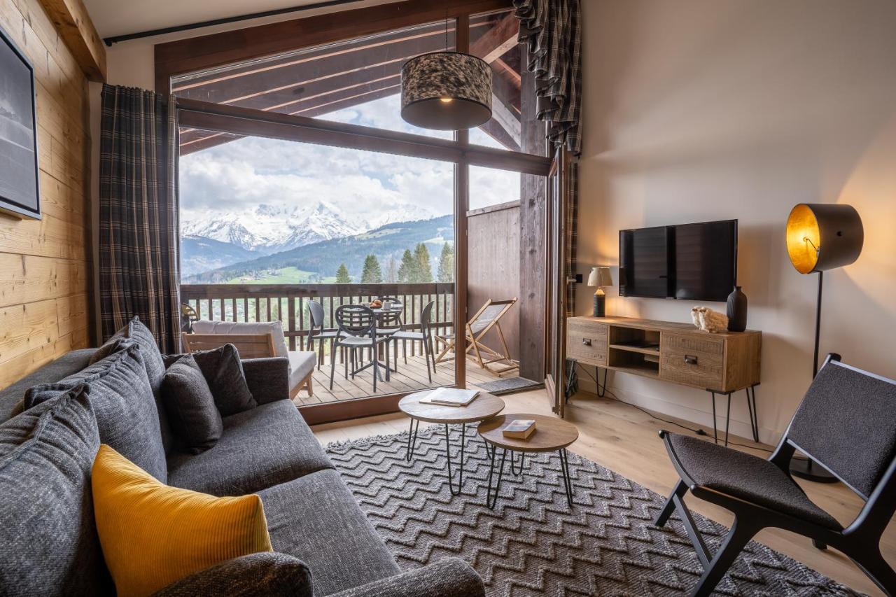 Terresens - Les Roches Blanches Aparthotel Combloux Bagian luar foto