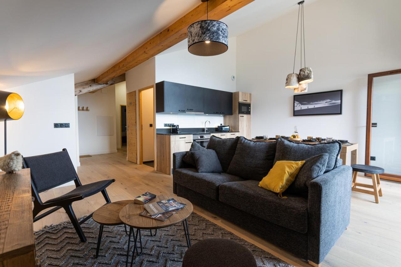 Terresens - Les Roches Blanches Aparthotel Combloux Bagian luar foto